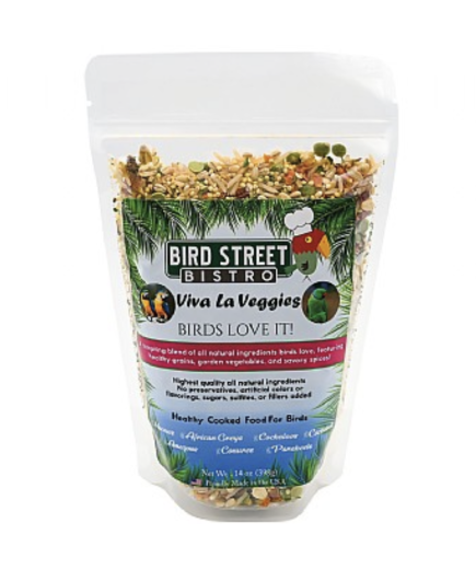 Bird Street Bistro Viva La Veggies 14oz Parrot Food